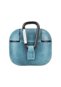 Resim Apple Uyumlu AirPods 3.nesil Deri Kılıf Juni Aa32 Mavi Mavi 