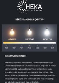 Resim Heka Rustik Led Ampul 8W 3000K E14 Gün Işığı ERD-36 