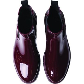 Resim Vı Burgundy Bot Yağmur Kadın Colorado-x Toni Pons Raın Boots In Glossy Rubber Kırmızı 