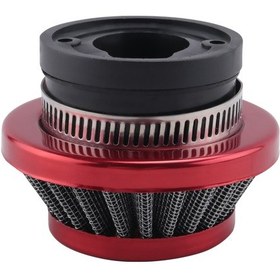Resim Kangfufeng 47cc 49cc 2 Zamanlı Alüminyum Hava Filtresi Seti Kırmızı İçin 44mm Hava Filtresi 