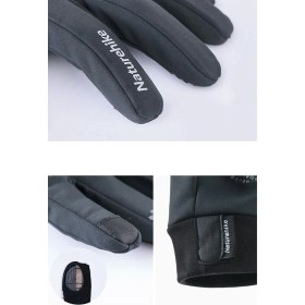 Resim Naturehike Softshell Dokunmatik Yürüyüş ve Bisiklet Eldiveni 