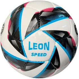 Resim Leon Speed Halı Saha Ve Çim Saha Futbol Topu 5 Numara Mavi Beyaz - Mavi 