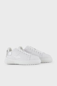 Resim Emporio Armani Hakiki Deri Sneaker Ayakkabı Ayakkabı X3x187 Xn850 M696 