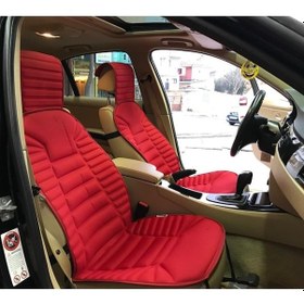 Resim Tofaş Şahin Kırmızı Koltuk Kılıf Koruyucu Minderi Ön 2li Minder Ortopedik Lüks 