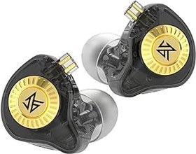 Resim KZ EDX Ultra Kablolu Kulaklıklar HiFi 10 mm Dinamik Sürücü Kulak İçi Kulaklık IEM Kulaklıklar Bas Boost Gürültü İzolasyonlu Kulaklık Stereo Ses Dolaşmayan Kordon Şarkıcı Müzisyen DJ Sahnesi için 