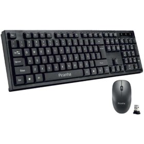 Resim Piranha 2335 Kablosuz Klavye & Mouse Set | 2.4 GHz USB Alıcı | Türkçe Q Klavye | Ev & Ofis 