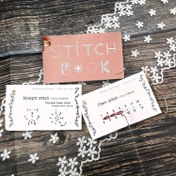 Resim Yaratıcı Mini Dikiş Kitabı, DIY Yaratıcı Mini Dikiş Kart Seti – Nakış ve Dikme Tutkunları İçin Düşünceli Hediye ile Becerilerinizi Geliştirin ve Çeşitli Teknikler Öğrenin 