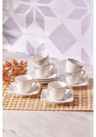 Resim Karaca Nazende 6 Kişilik Kahve Fincanı 