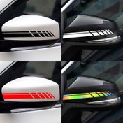 Resim Arka Görüş Aynası için Sticker, Dekoratif Çizik Sticker ile Değiştirilmiş Çiçek Tasarımı 