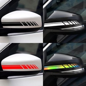 Resim Arka Görüş Aynası için Sticker, Dekoratif Çizik Sticker ile Değiştirilmiş Çiçek Tasarımı 