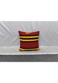 Resim Zehra Abla Halı Yeni El Dokuma Dekoratif Kilim Kırlent Yastık Kılıfı 6031 