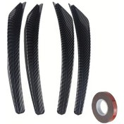Resim Globalbloom 4 Adet Karbon Fiber Çamurluk Koruma Kiti - Dayanıklı Pp Çizilmeye Karşı 
