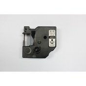 Resim OEM PRINTPEN DYMO D1 45010 SEFFAF ETIKETE SIYAH (12mm x 7m) 