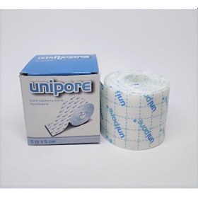 Resim Unipore Fix Esnek Flaster Sabitleme Bandı 5 M x 5 CM 2 Adet 