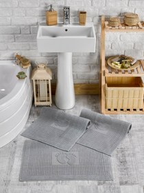 Resim 3 Parça Ayak Havlusu - Paspas Seti 