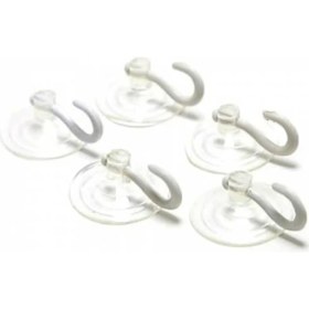 Resim LTG Nova Kancalı Cam Vantuzu 5 Adet 