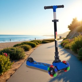 Resim hak-iş oyuncak Winky Scooter Mavi Işıklı 