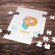 Resim Kişiye Özel P Harfi Tasarımlı Puzzle E-Hediyeci