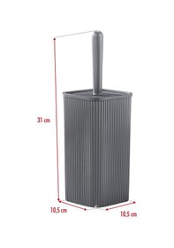 Resim Wc Fırçası & Tuvalet Fırçası Füme 2 Parça Füme 