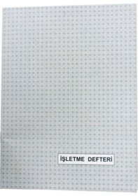 Resim Işletme Hesabı Defteri Karton Kapak 24 Yaprak 