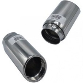 Resim Boostzone Üniversal Krom Egzoz Ucu Açılı Çıkış 76x140 500-004 19602350 