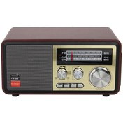 Resim Concord Ns-8093 Bluetoothlu Ahşap Nostaljik Radyo Mp3 Çalar Fm Radyo Taşınabilir ns8093bt 