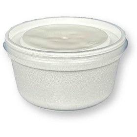 Resim Home 250 Adet 350cc Kapaklı Beyaz Köpük Kase 