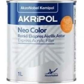 Resim Akzonobel Akripol 2k Neo Color Renkli Astar Beyaz 1 Litre 