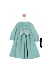 Resim Xo Kids Kız Çocuk Elbise 2-7 Yaş 10057 Yeşil 