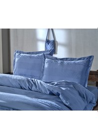 Resim Tek Kişilik Nevresim Takımı Carla - Mavi 