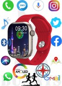 Resim Bunnys Oppo A55s Uyumlu Akıllı Saat Watch 9 PRO Konuşma Özellikli AMOLED EKRAN 45MM 