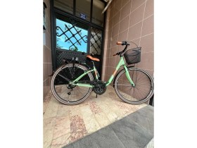 Resim Kron Tetra 3.0 City Bike 26 Jant Şehir Bisikleti Özel Mint Yeşili 