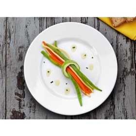 Resim Klasik Benna Melamin Servis Tabağı 6 Parça 17 Cm 