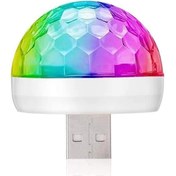 Resim Oto Led Usb Disko Topu Müziğe Duyarlı 