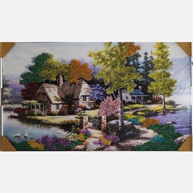 Resim Artist Kanvas Tablo 60x120 cm (LS-1754) 