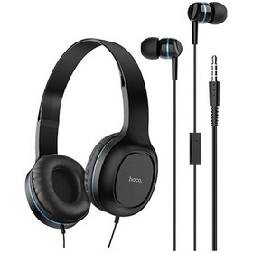 Resim Skycity Hoco W24 Mıkrofonlu Bağcıklı Kulaklık Seti - Mavi, Kompakt Ve Taşınabilir, Eğlenceli Dinleme Deneyimi 10.1" 