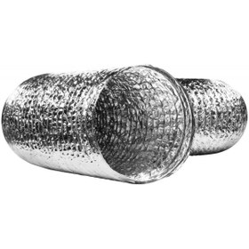 Resim AFS 254 mm İzolesiz Flexible 10 Metre Davlumbaz Aspiratör Hava Borusu ALUAFS AGMair Agm Havalandırma 