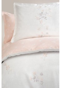 Resim Yataş Bedding Ember Ranforce Çift Kişilik Nevresim Seti Pudra 