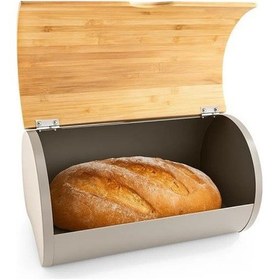 Resim Bambum Sion - Bambu Ekmek Saklama Kabı Büyük Ahşap 
