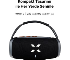 Resim Xenon Smart Kablosuz Bluetooth Hoparlör Rgb Işıklı 20w Tws Ses Bombası X6701 