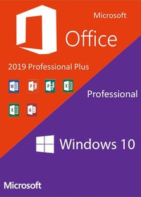 Resim Microsoft Windows 10 Pro + Office 2019 Pro Plus 