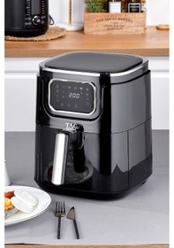 Resim Taç Kitty 5.5 lt Yağsız Airfryer Siyah 