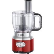 Resim Russell Hobbs 25180-56 Retro Kırmızı Mutfak Robotu Aynı Gün Ücretsiz Kargo