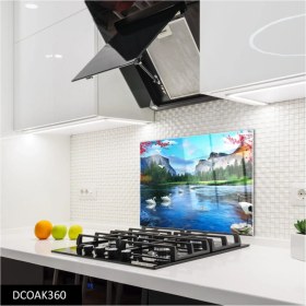 Resim Ne Verelim Size Cam Ocak Arkası Koruyucu | Doğa 