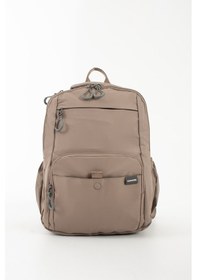 Resim Sanmorris Unisex Çok Bölmeli Suya Dayanıklı Paraşüt Kumaş Laptop Bölmeli Ve Günlük Sırt Çantası 6027 Vizon 