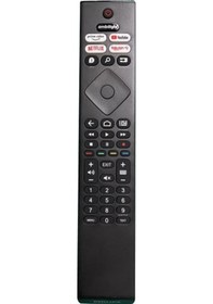 Resim WEKO KL Philips Uyumlu AMBILIGHT NETFLIX-PRIME VIDEO-YOUTUBE-RAKUTEN TV TUŞLU LED TV KUMANDASI 