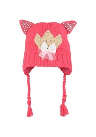 Resim Salar Ticaret Kız Çocuk Kulaklı Taşlı Bere 1-4 Yaş Kitti K6675 