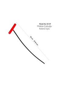 Resim 70 Cm 10 Mm Çap Makas Çubuğu - Kobra Uç Çubuk, Boyasız Göçük Düzeltme Çubuğu - S3-07, Pdr Çubuk 