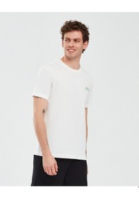 Resim Skechers Graphic T-Shirt M Short Sleeve Erkek Kırık Beyaz Tshirt S241054-102 