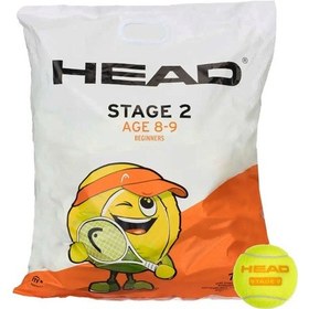 Resim Head Polybag Stage 2 72'li Çocuk Tenis Topu 